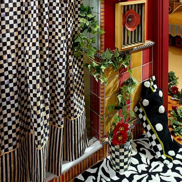 MACKENZIE-CHILDS DOTTY BATH TOWEL  LAST ONE - Picture 2 of 2